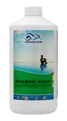 Жидкость против мутности воды в бассейне CHEMOFORM "Флокфикс жидкий", 1 л