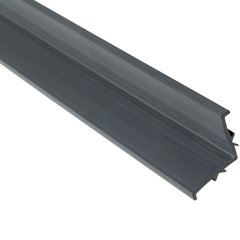 L-образный профиль Aquaviva PP Gray для переливной решетки, 2000х25 мм