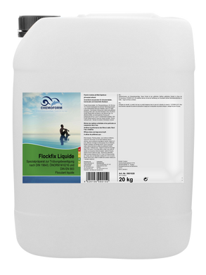 Жидкость против мутности воды в бассейне Chemoform "Флокфикс жидкий", 30 кг