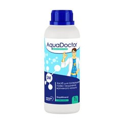, AquaDoctor, Вспомогательные препараты, Жидкость, 1 л, Бутылка, Для бассейнов, 24 месяца, Китай