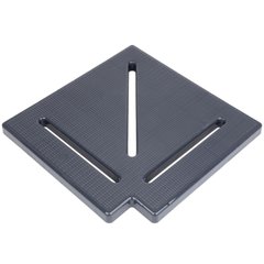 Угловой элемент Aquaviva KK-30-1 Classic для переливной решетки, 90°, 295х25 мм (серый)