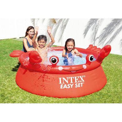 Дитячий надувний басейн Intex 26100 Краб (183х51см)