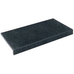 Бортовая плитка Aquaviva Granito Black, Г-образная, 595x345x50(20)