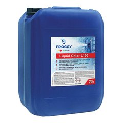 Жидкий хлор для бассейна для станции автоматического дозирования FROGGY "Liquid Chlor L100" 20 л