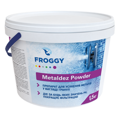 Средство для удаления металлов из воды в гранулах FROGGY "Metaldez Powder" 1,5 кг