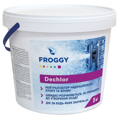 Средство для нейтрализации избыточного хлора и брома Froggy "Dechlor" 5 кг