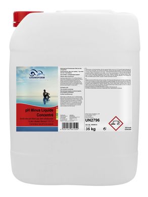 Жидкость для снижения уровня рН Chemoform "pH-Minus Liquide", 28 кг